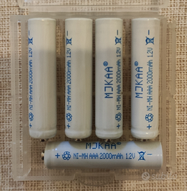 Batterie mini stilo ricaricabili