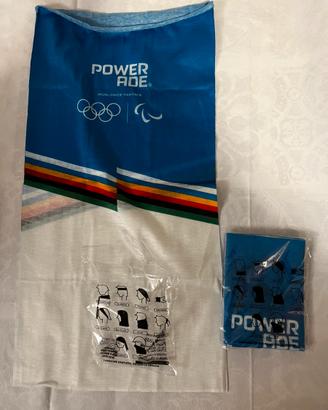 2 Scaldacollo poliestere olimpiadi gadget powerade
