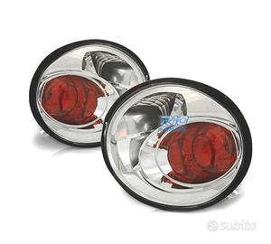 FANALI PER VOLKSWAGEN VW BEETLE 98-05 FONDO CROMAT