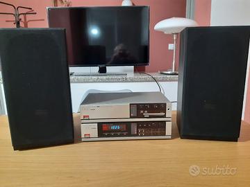 Stereo modulare Aiwa retró con casse perfetto