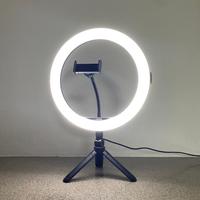 SELFIE RING LIGHT con due supporti treppiede