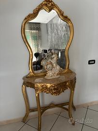 Mobile con specchio stile barocco