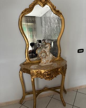 Mobile con specchio stile barocco