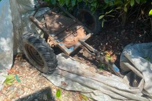 Carrello guida motocoltivatore