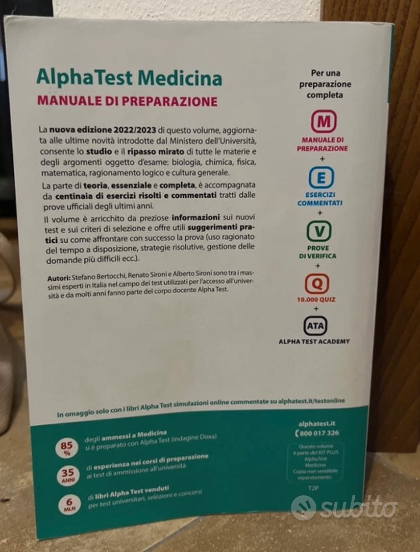 Alpha Test. Medicina, odontoiatria, veterinaria. Kit di preparazione in 3  volumi. 2020-2021