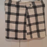 Gonna bouclé a scacchi CHIP - Taglia M (veste 42)