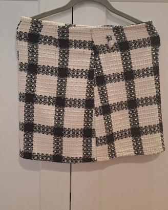 Gonna bouclé a scacchi CHIP - Taglia M (veste 42)