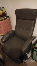 poltrona ecopelle 