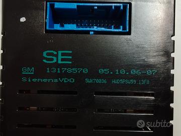 Display Zafira b 13178570 non si accende