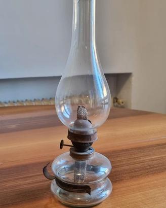 Lampada a Petrolio in vetro