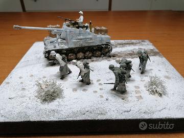 Diorama 1:35 caccia carri tedesco Marder II Russia