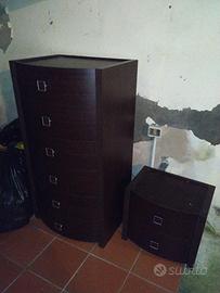 Settimino comodino wenge 