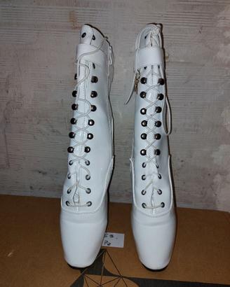 Stivaletti Bondage Ballet Heelles Senza Tacco (42)