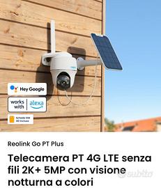 Telecamera Reolink con sim e pannello solare