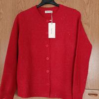 Cardigan donna Louise Loire rosso tg. M/L