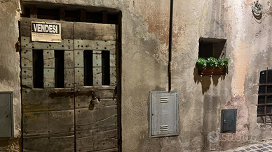 Canino centro storico magazzino con grotte