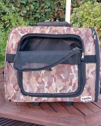 trasportino trolley/zaino per cane/ gatto