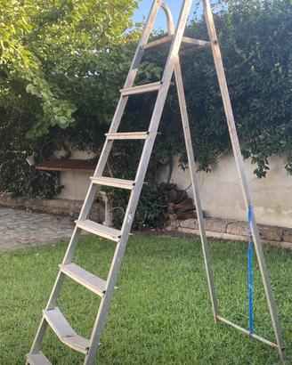 Scala lavoro alluminio 8 pioli