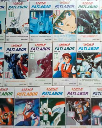 VHS Patlabor New OAV Serie completa 16 episodi