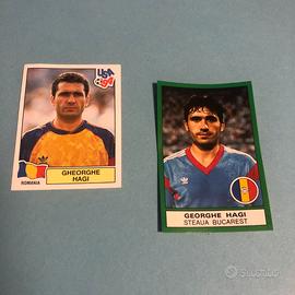 Hagi 2 figurine Panini esaurite 1987-88 e Usa94
