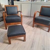 Salottino poltrone vintage anni '40