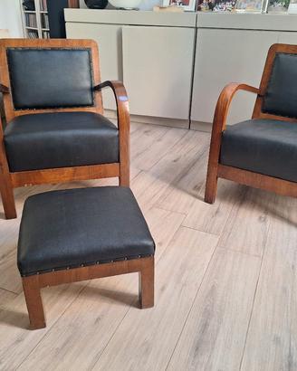 Salottino poltrone vintage anni '40