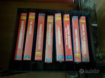 Serie 38 vhs film Alberto Sordi.