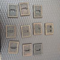 PLACCHE PER INTERRUTTORE ELETTRICO IN OTTONE