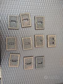 PLACCHE PER INTERRUTTORE ELETTRICO IN OTTONE