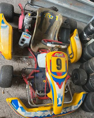 Go kart PCR 100 raffreddamento a liquido