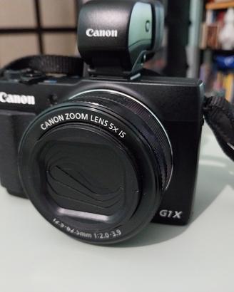 Canon PowerShot G1 X Mark II + EVF-DC1 + Custodia