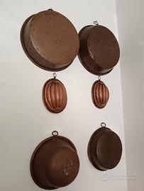 Rame antico_6 stampi e padelle