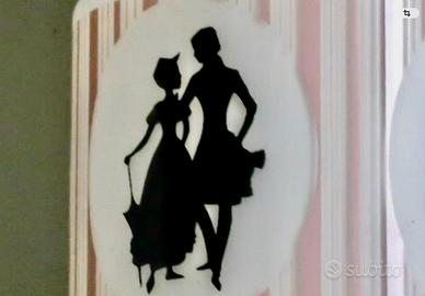 LAMPADA SOSPENSIONE D’EPOCA( RARO/da Francia)vetro