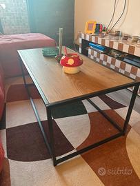 Tavolino legno industrial