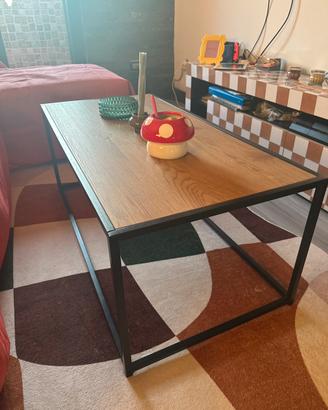 Tavolino legno industrial