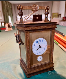 RARISSIMOorologioCARROZZAottoneVETROstileEPEE'900