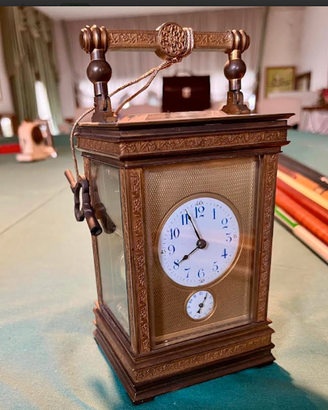 RARISSIMOorologioCARROZZAottoneVETROstileEPEE'900