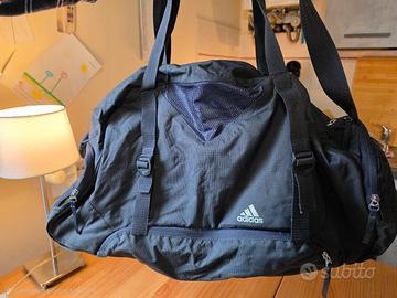 borsone palestra Adidas grigio/giallo 