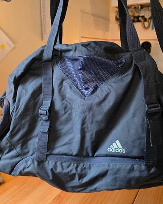 borsone palestra Adidas grigio/giallo 
