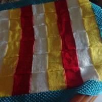 Copertina baby realizzata a mano