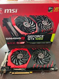 SCHEDA VIDEO MSI GEFORCE GTX 1060 6gb GAMING X