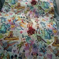 stoffa satinata disney