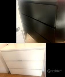 Cassettiera Malm 3 cassetti