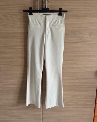 Pantaloni bianchi- zara