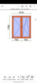 4 finestre PVC 