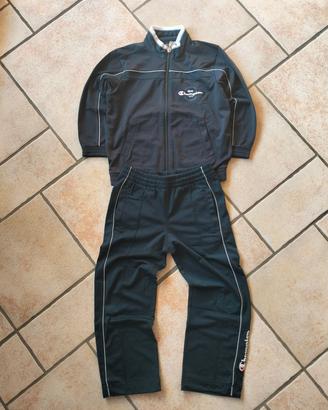 Tuta Champion bambino 6 anni blu scuro con dettagl