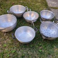 Scolapasta alluminio anni 50/60 vintage