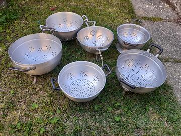 Scolapasta alluminio anni 50/60 vintage