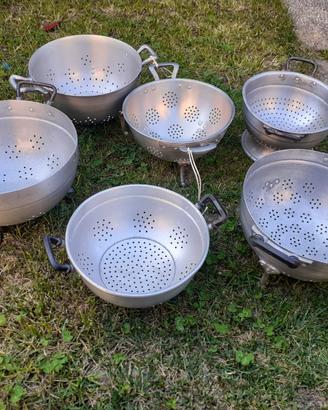 Scolapasta alluminio anni 50/60 vintage