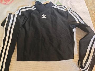 maglia maniche lunghe Adidas corta 